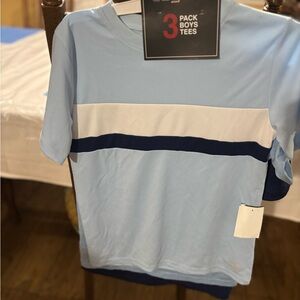 Layer 8 Boys Light Blue and White Tee